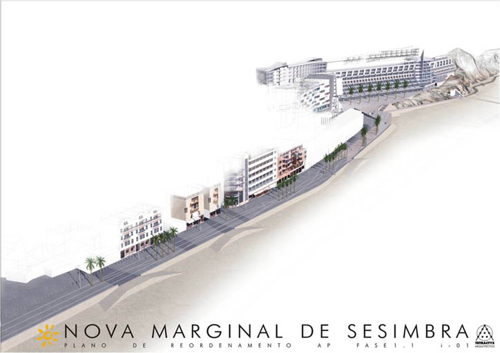 Rearrangement of the Marginal in Sesimbra - Antonio Barreiros Ferreira | Tetractys Arquitectos - Designs | Selected