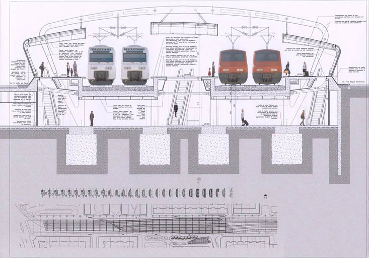 Roma/Areeiro Station - Antonio Barreiros Ferreira | Tetractys Arquitectos - Designs | Selected