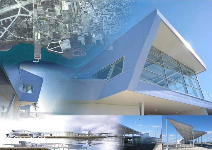 New Montijo's Fluvial Terminal, Seixalinho Wharf - Antonio Barreiros Ferreira | Tetractys Arquitectos - Designs | Selected