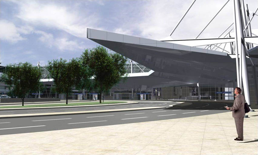 Aeroporto de Lisboa, novo Curb-Side de Partidas - Antonio Barreiros Ferreira | Tetractys Arquitectos - Designs | Transport