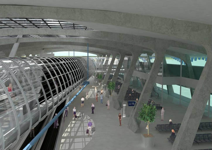 Lisbon's New Airport - Antonio Barreiros Ferreira | Tetractys Arquitectos - Designs | Transport