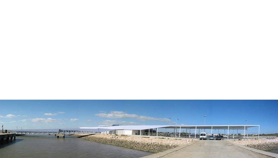 New Montijo's Fluvial Terminal, Seixalinho Wharf - Antonio Barreiros Ferreira | Tetractys Arquitectos - Designs | Transport