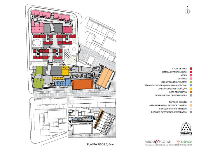 Vialonga 2/3B-Highschool I - Antonio Barreiros Ferreira | Tetractys Arquitectos - Designs | Urban Design