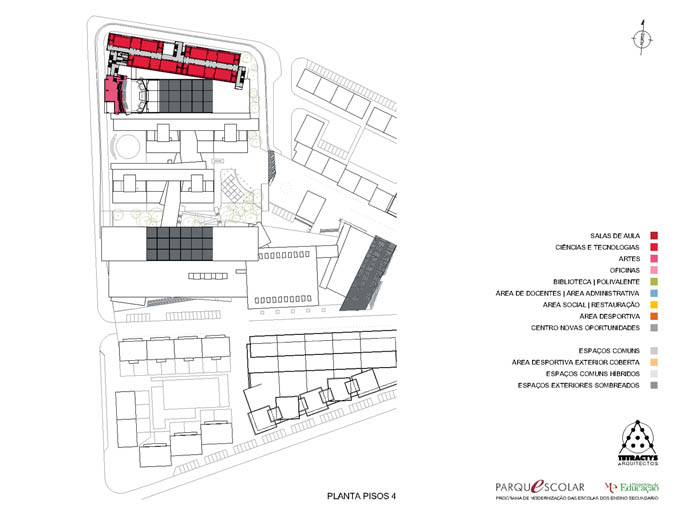 Vialonga 2/3B-Highschool I - Antonio Barreiros Ferreira | Tetractys Arquitectos - Designs | Urban Design