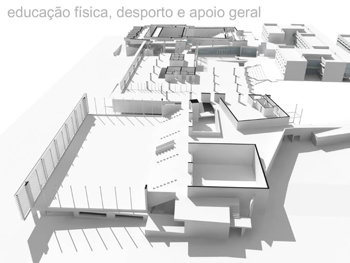 Vialonga 2/3B-Highschool II - Antonio Barreiros Ferreira | Tetractys Arquitectos - Designs | Urban Design