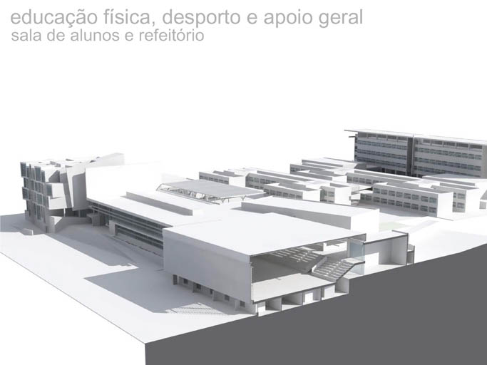 Vialonga 2/3B-Highschool II - Antonio Barreiros Ferreira | Tetractys Arquitectos - Designs | Urban Design