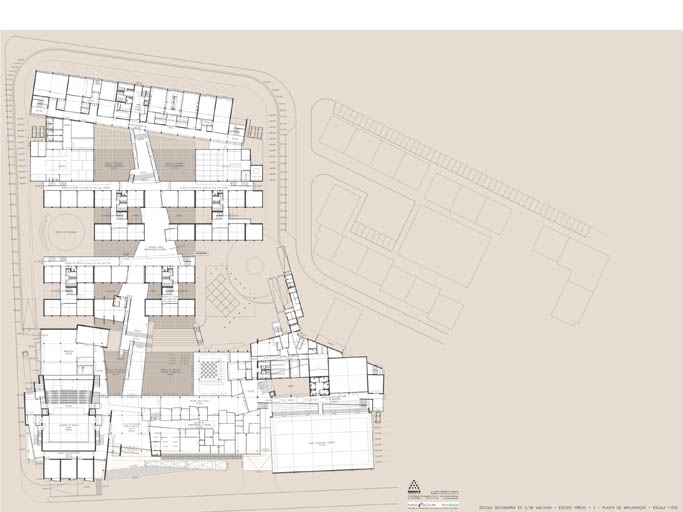 Vialonga 2/3B-Highschool II - Antonio Barreiros Ferreira | Tetractys Arquitectos - Designs | Urban Design