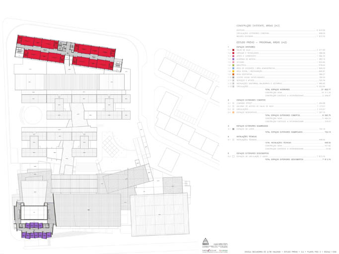 Vialonga 2/3B-Highschool II - Antonio Barreiros Ferreira | Tetractys Arquitectos - Designs | Urban Design