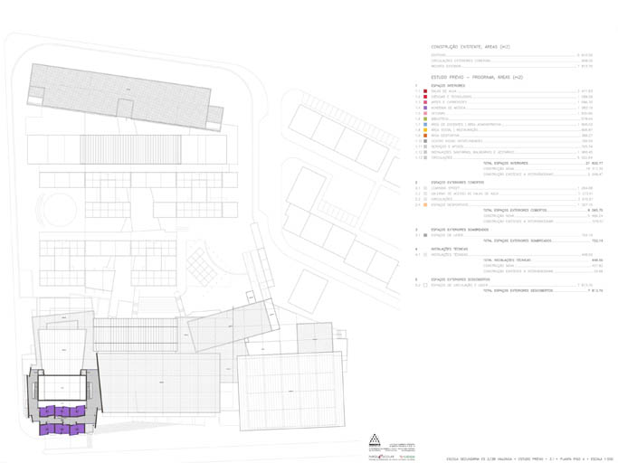 Vialonga 2/3B-Highschool II - Antonio Barreiros Ferreira | Tetractys Arquitectos - Designs | Urban Design