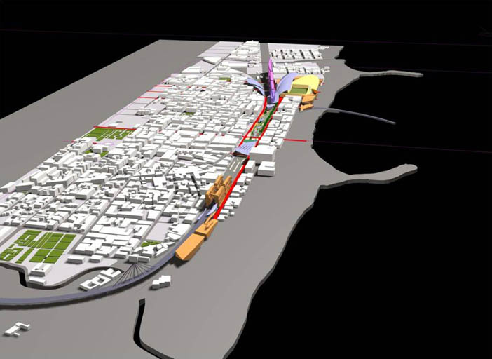 Lowering of the traversing route in Espinho - Antonio Barreiros Ferreira | Tetractys Arquitectos - Designs | Urban Design