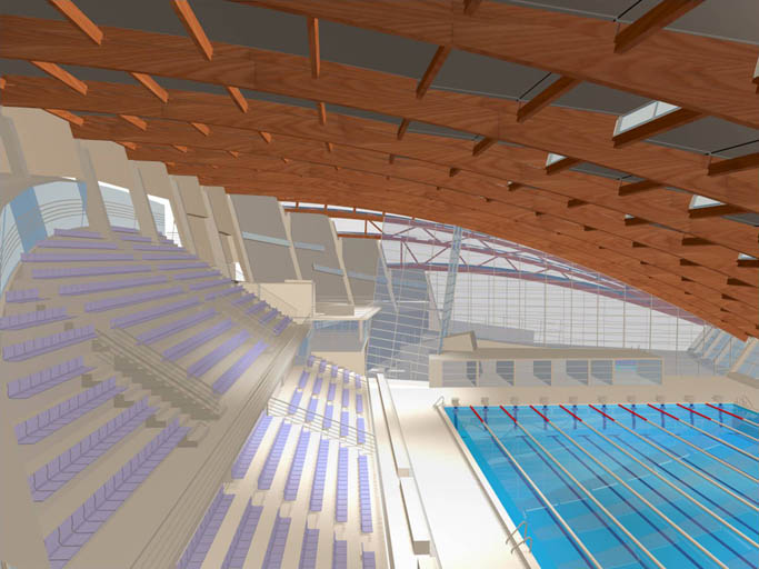 Swimming-pool Complex, Lisbon's University Stadium - Antonio Barreiros Ferreira | Tetractys Arquitectos - Designs | Urban Equipments
