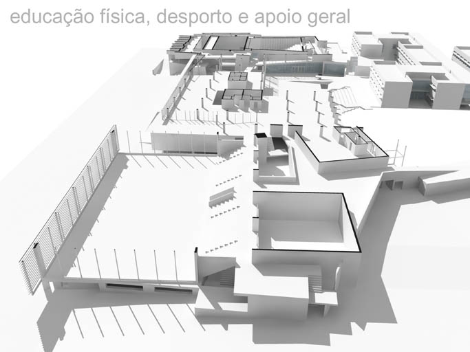 Escola Secundária 2/3B Vialonga II - António Barreiros Ferreira | Tetractys Arquitectos - Projetos | Equipamentos