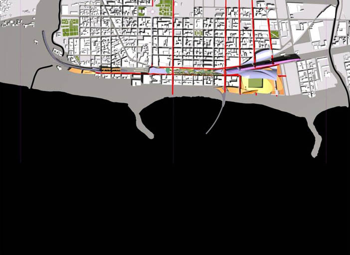 Rebaixamento da Via noatravessamento da cidade de Espinho - António Barreiros Ferreira | Tetractys Arquitectos - Projetos | Mobilidade