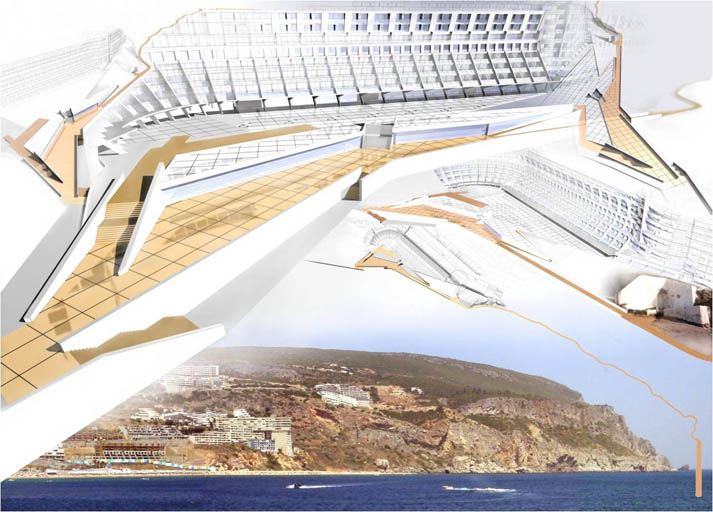 Reordenamento da Marginal de Sesimbra - António Barreiros Ferreira | Tetractys Arquitectos - Projetos | Projeto Urbano