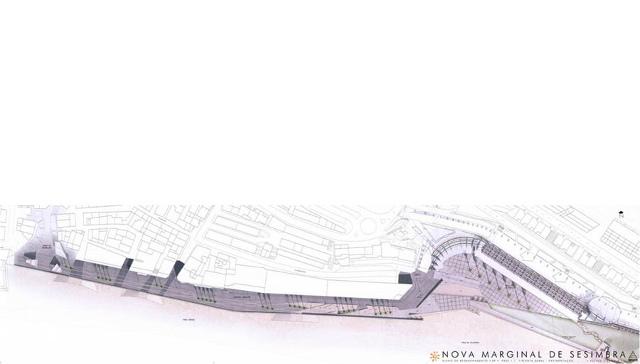 Reordenamento da Marginal de Sesimbra - António Barreiros Ferreira | Tetractys Arquitectos - Projetos | Projeto Urbano