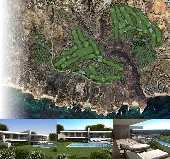 Resort Praia da Marinha - António Barreiros Ferreira | Tetractys Arquitectos - Projetos | Projeto Urbano