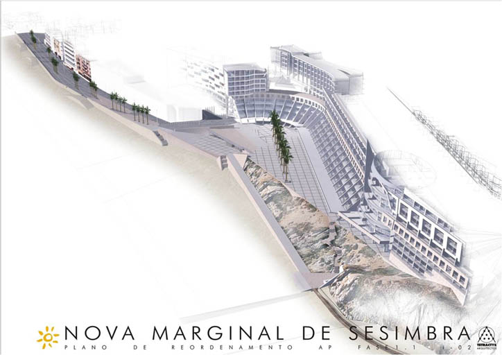 Reordenamento da Marginal de Sesimbra - António Barreiros Ferreira | Tetractys Arquitectos - Projetos | Selecionados